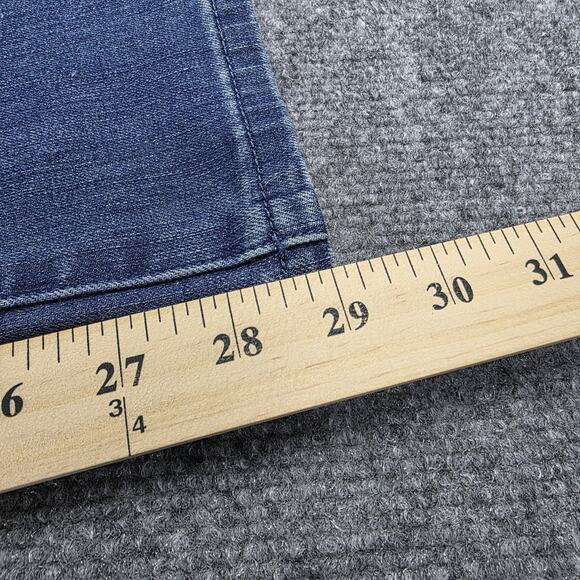 Soft Surroundings Jeans Womens Petite Medium Blue Pull On Straight Stretch Denim - Picture 8 of 16